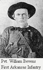 Pvt. Bevens 1st Arkansas